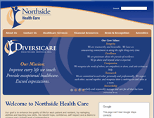 Tablet Screenshot of northsidehealthcare.com